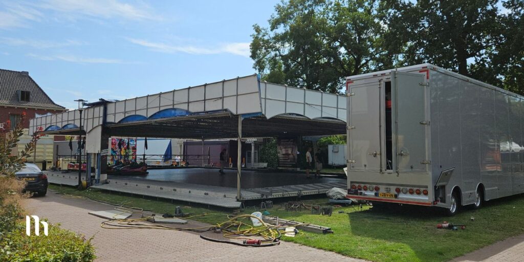 Botsauto's in opbouw