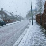 sneeuw in Heeze