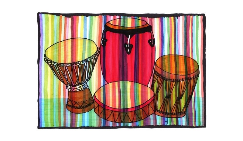 ritmeworkshop tekening