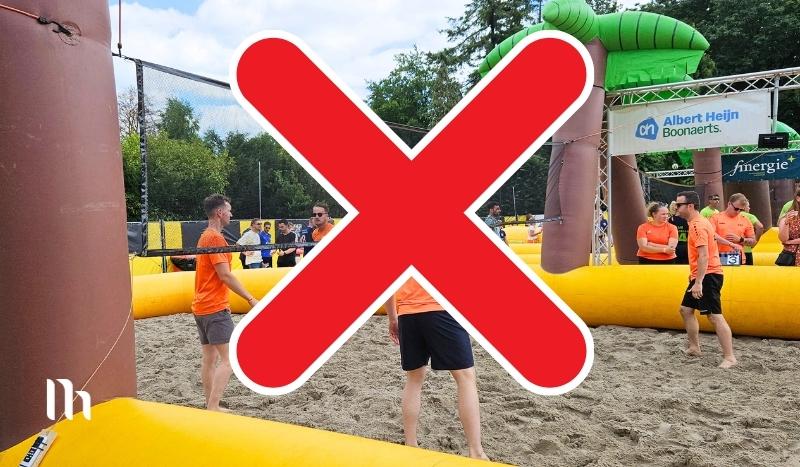 Beach Volleybal afgelast